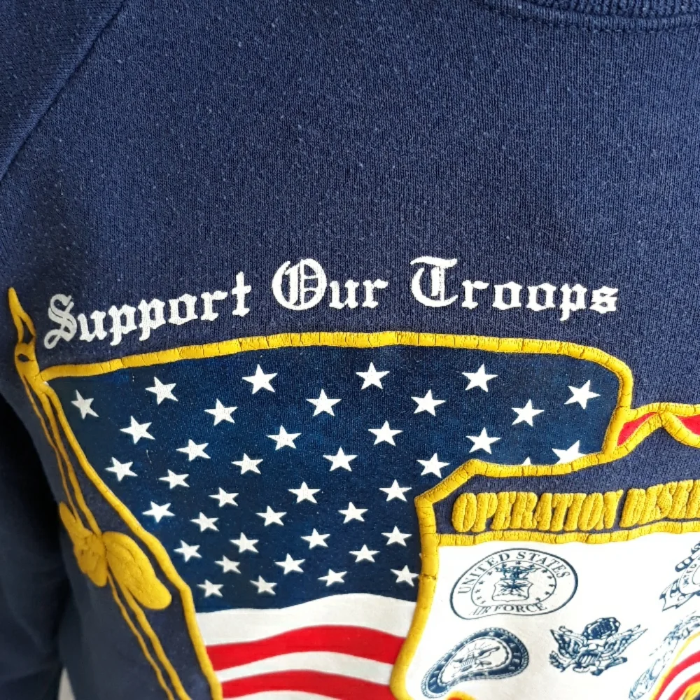 DESERT STORM Military Vintage Crewneck Sweater XXL‎ - Picture 3 of 6